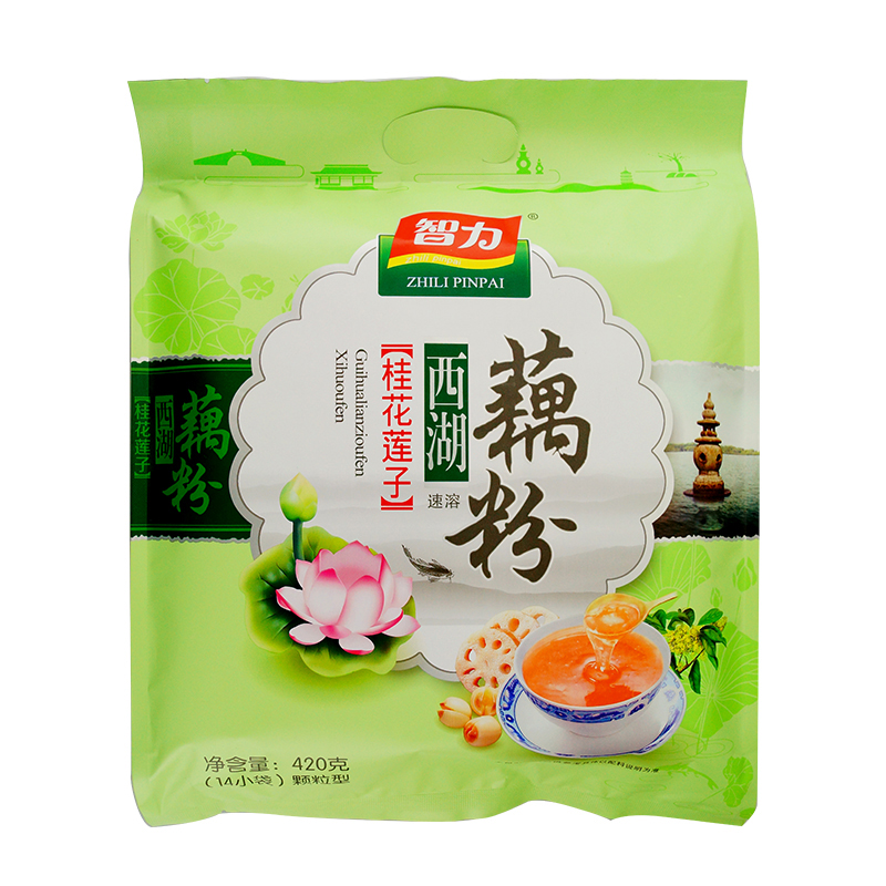 智力桂花莲子藕粉420g