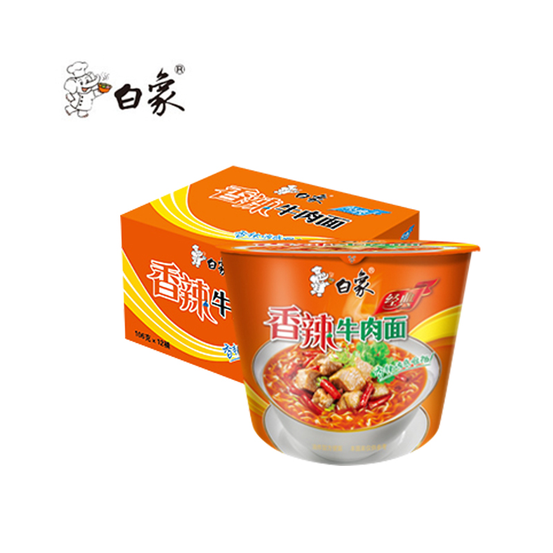 白象经典桶香辣牛肉106g