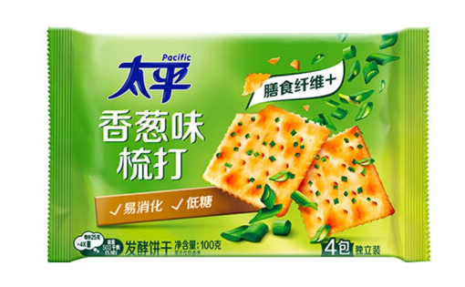 太平香葱味苏打饼干100g