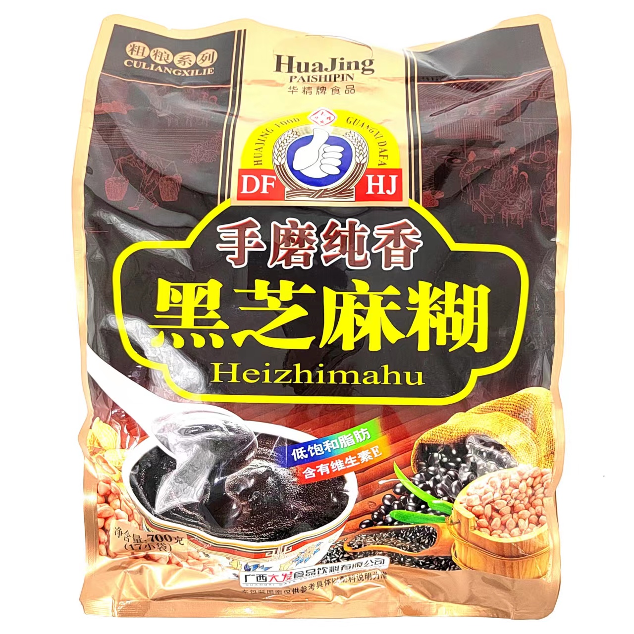 华精手磨纯香黑芝麻糊700g