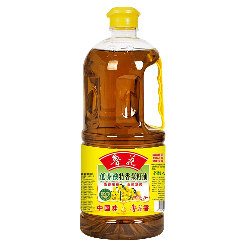 鲁花压榨特香菜籽油2升