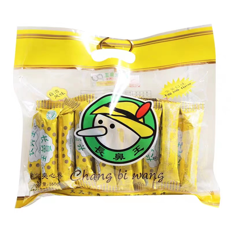 长鼻王夹心卷蛋黄味袋160g