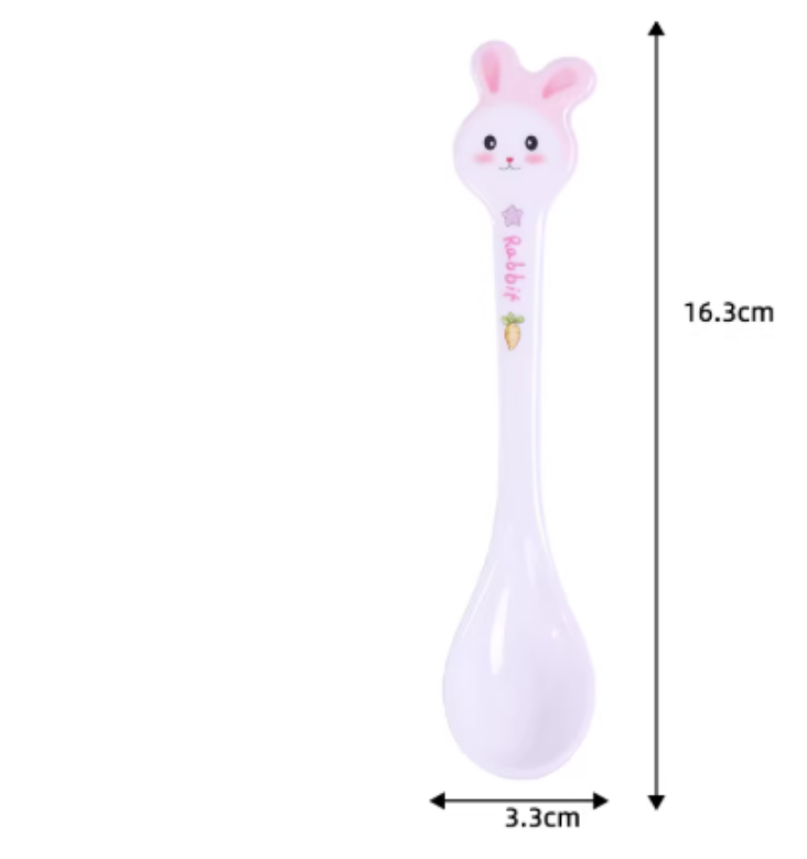 希尔卡通可爱童餐具塑料勺