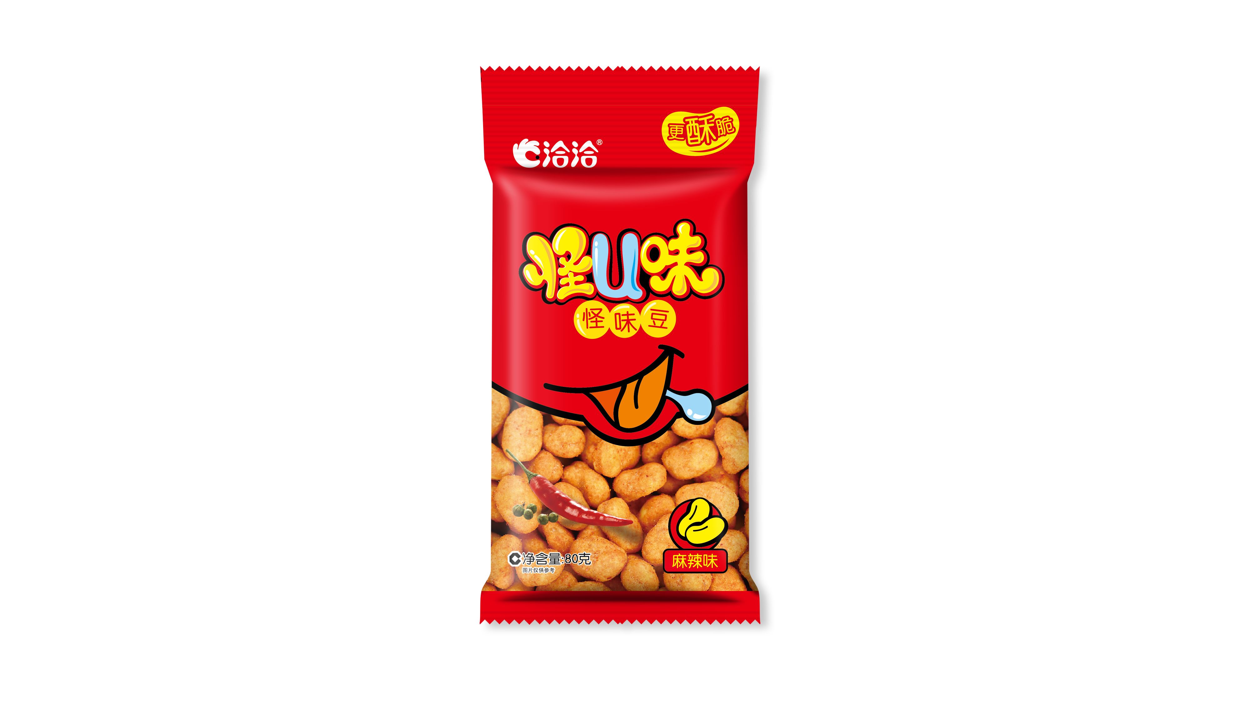 洽洽怪味豆麻辣味80g