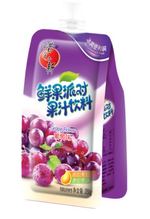 蜡笔小新鲜果派对饮料葡萄味350ml