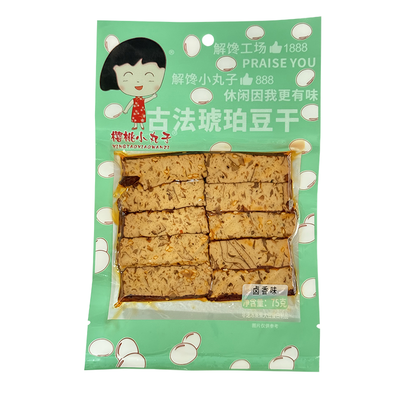 樱桃小丸子豆干卤香味75g