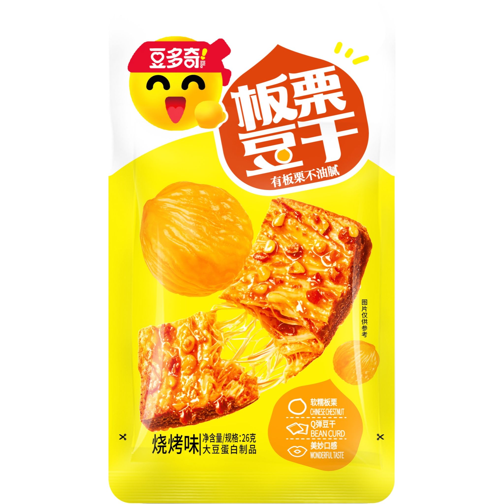 豆多奇板栗豆干烧烤26g