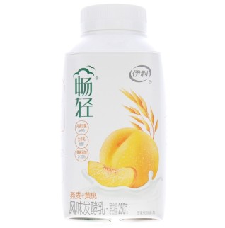 250g伊利畅轻利乐冠益生菌风味发酵乳燕麦-黄桃