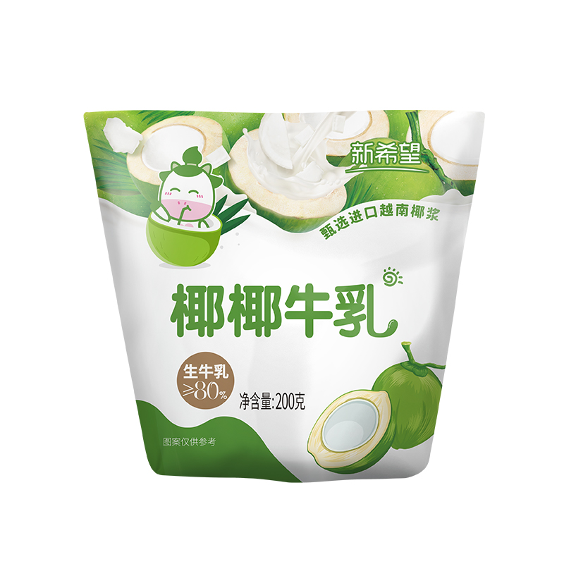 200g新希望牛角包椰椰牛乳