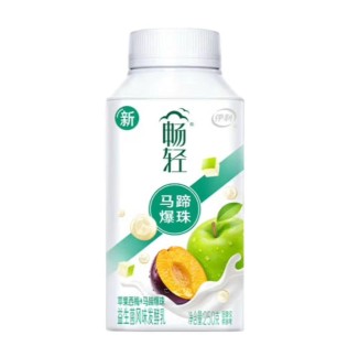 250g伊利畅轻利乐冠益生菌风味发酵乳-苹果西梅马蹄燕麦爆珠
