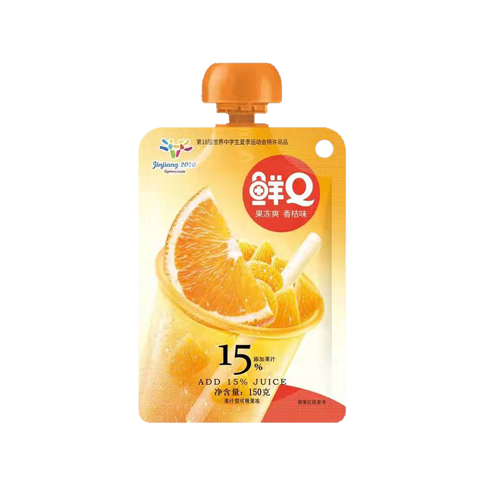 蜡笔小新鲜Q果冻爽香橘味150g