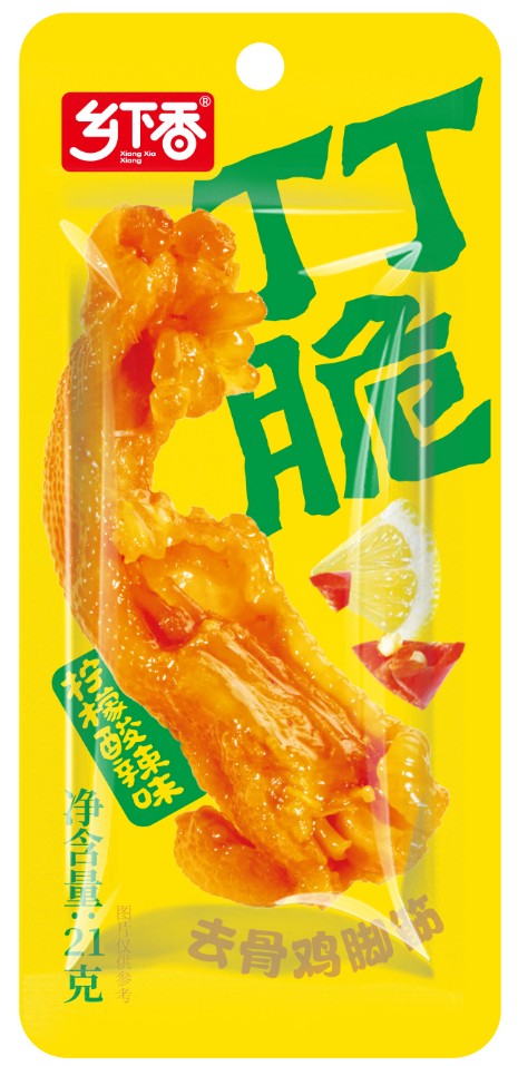 乡下香柠檬酸辣鸡脚筋21g