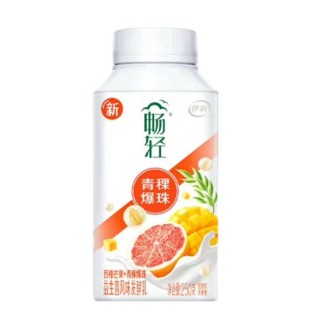 250g伊利畅轻利乐冠益生菌风味发酵乳-西柚芒果青稞紫米爆珠