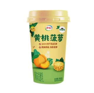 180g伊利校园果粒杯黄桃+菠萝风味发酵乳