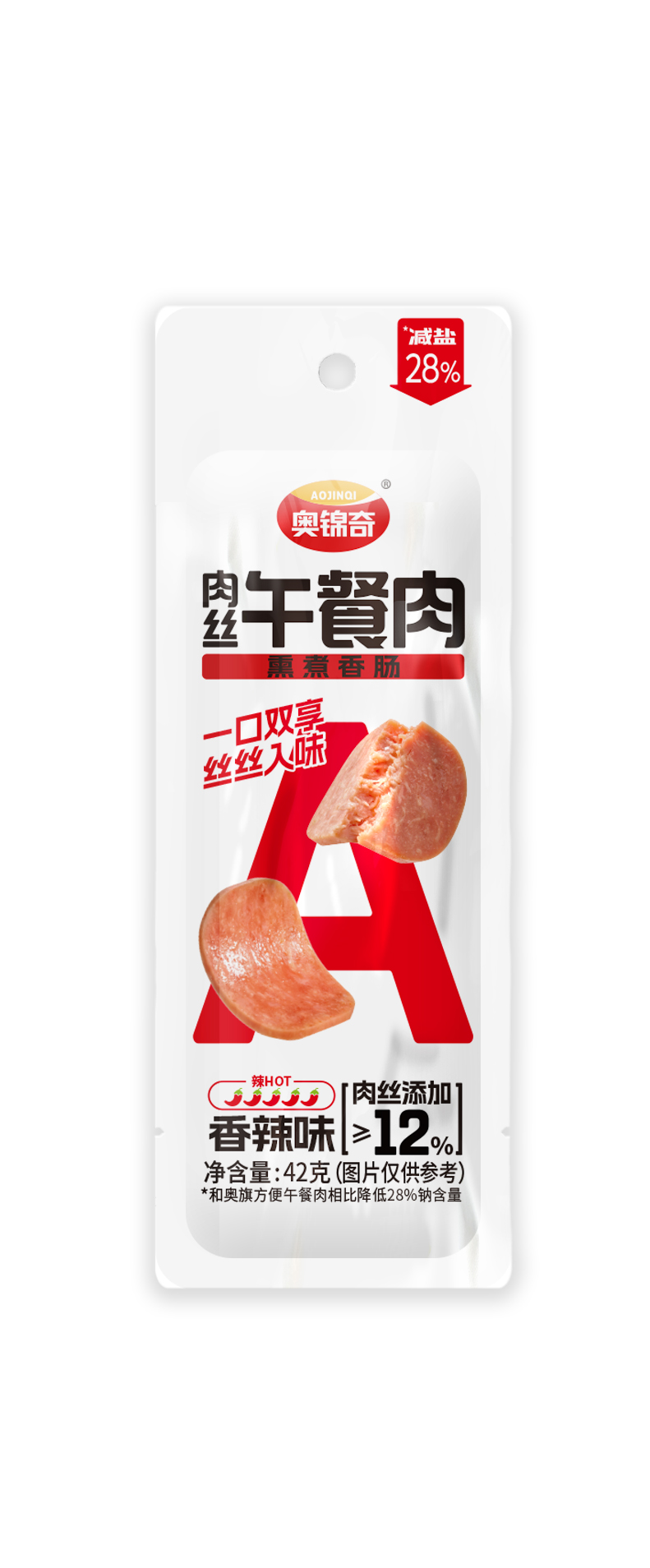 奥锦奇午餐肉香辣味42g