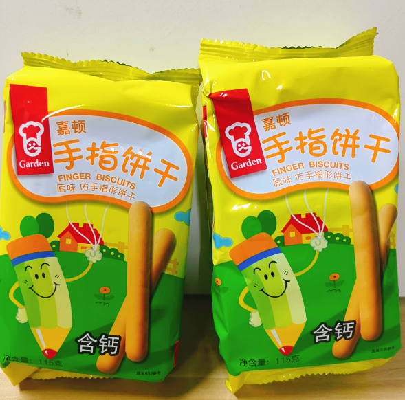 嘉顿原味含钙手指饼115g