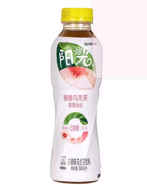 阳光无糖桃桃乌龙塑料瓶500ml