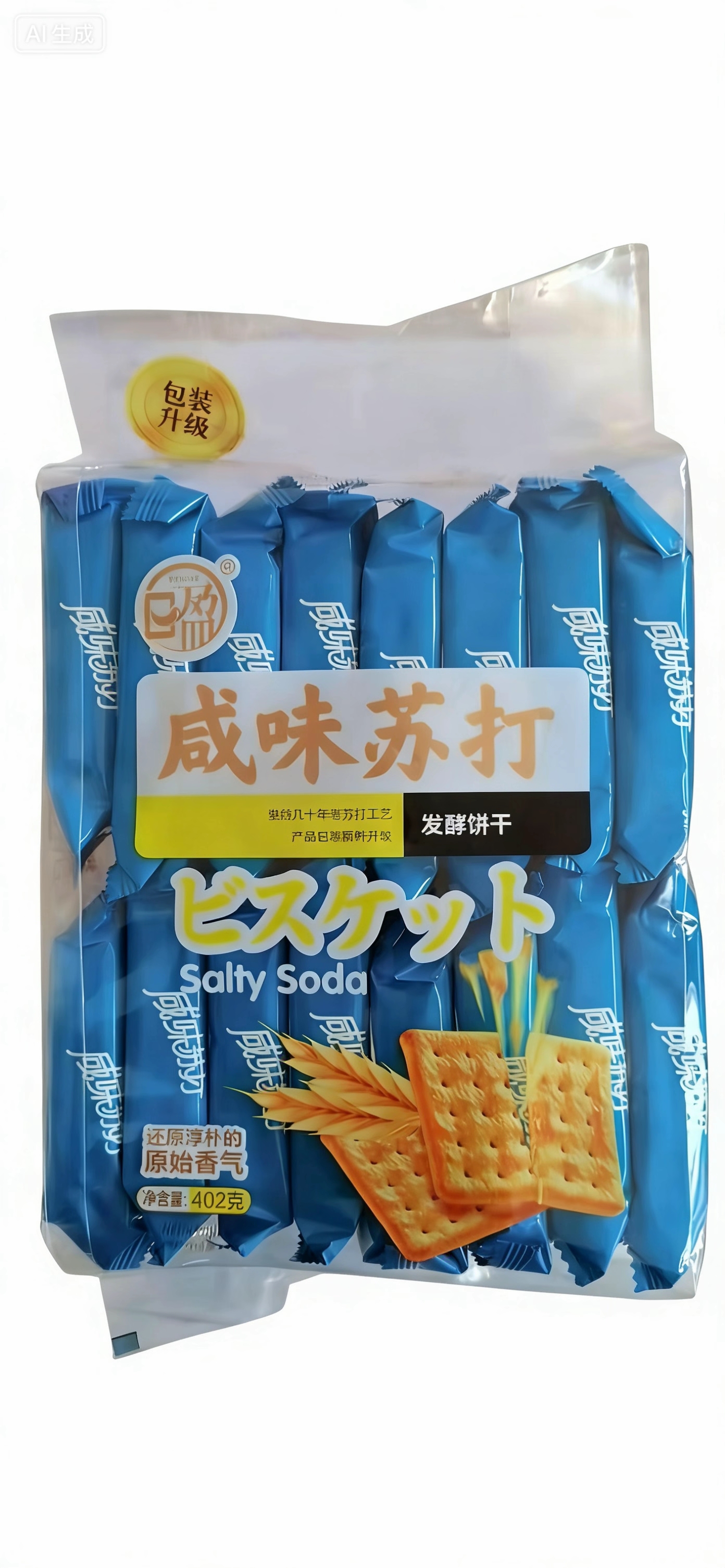 日盈咸味苏打402g