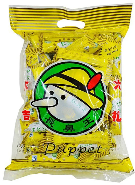 长鼻王蛋黄口味膨化夹心卷420g