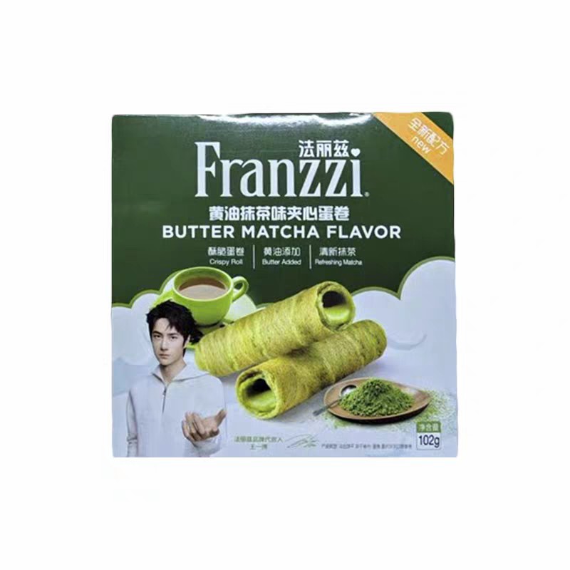 法丽兹丰熙抹茶味夹心蛋卷102G
