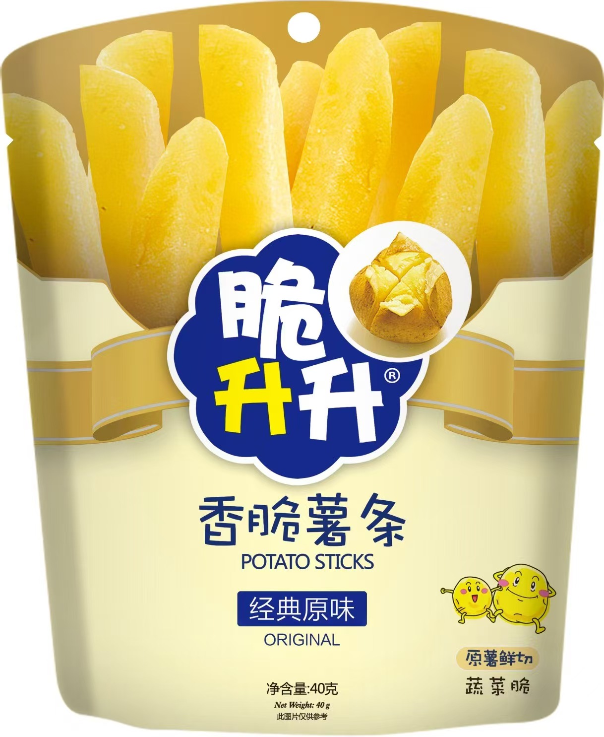 脆升升薯条原味40g