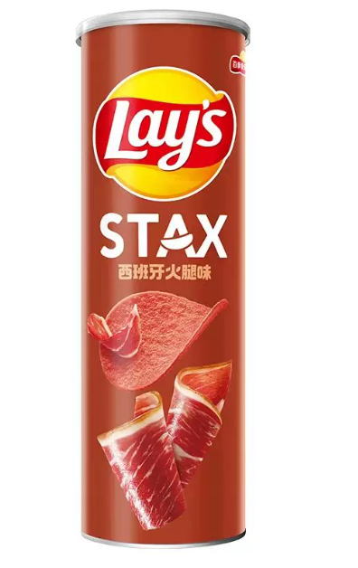 乐事STAX西班牙火腿味薯片90g