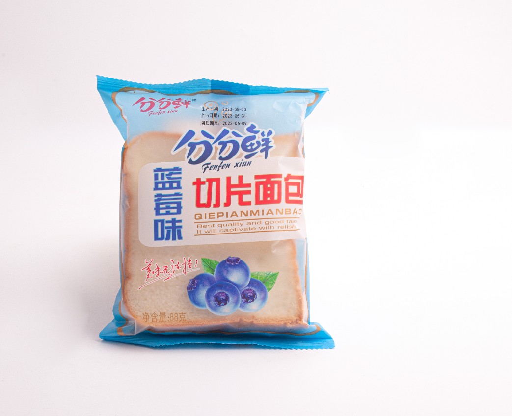 分分鲜蓝莓味切片面包88g