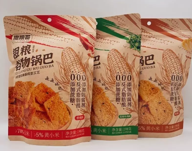 撒粮哥原味粗粮谷物锅巴198g