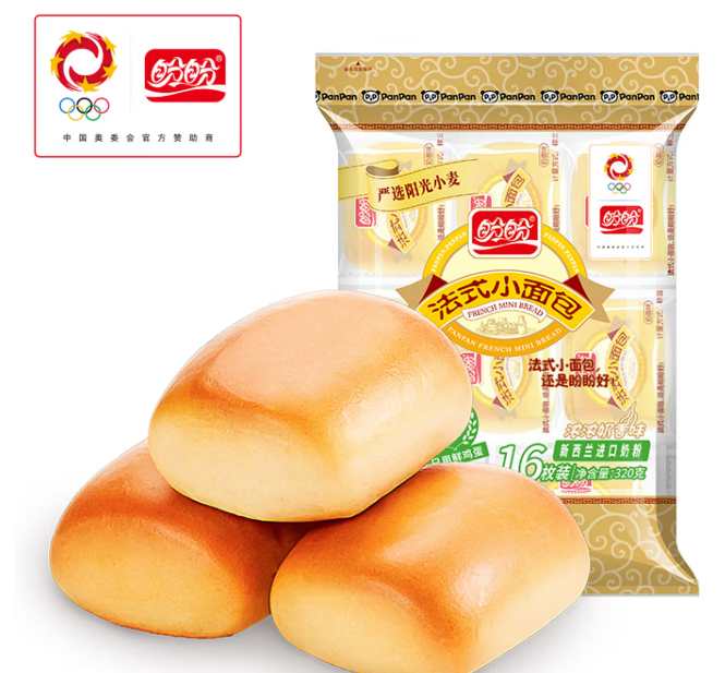 盼盼法式小面包320g