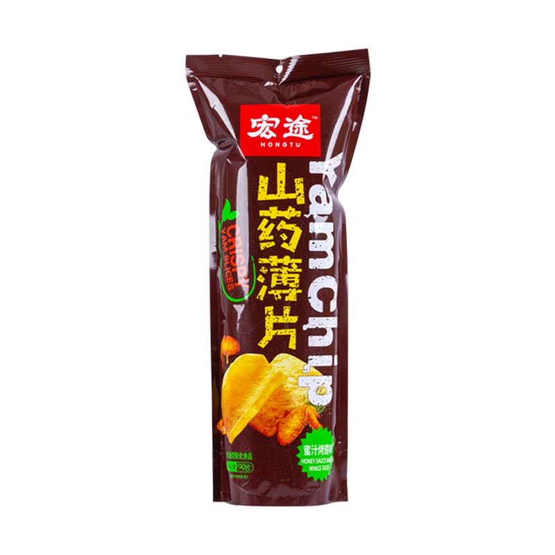宏途山药薄片蜜汁烤翅味90g