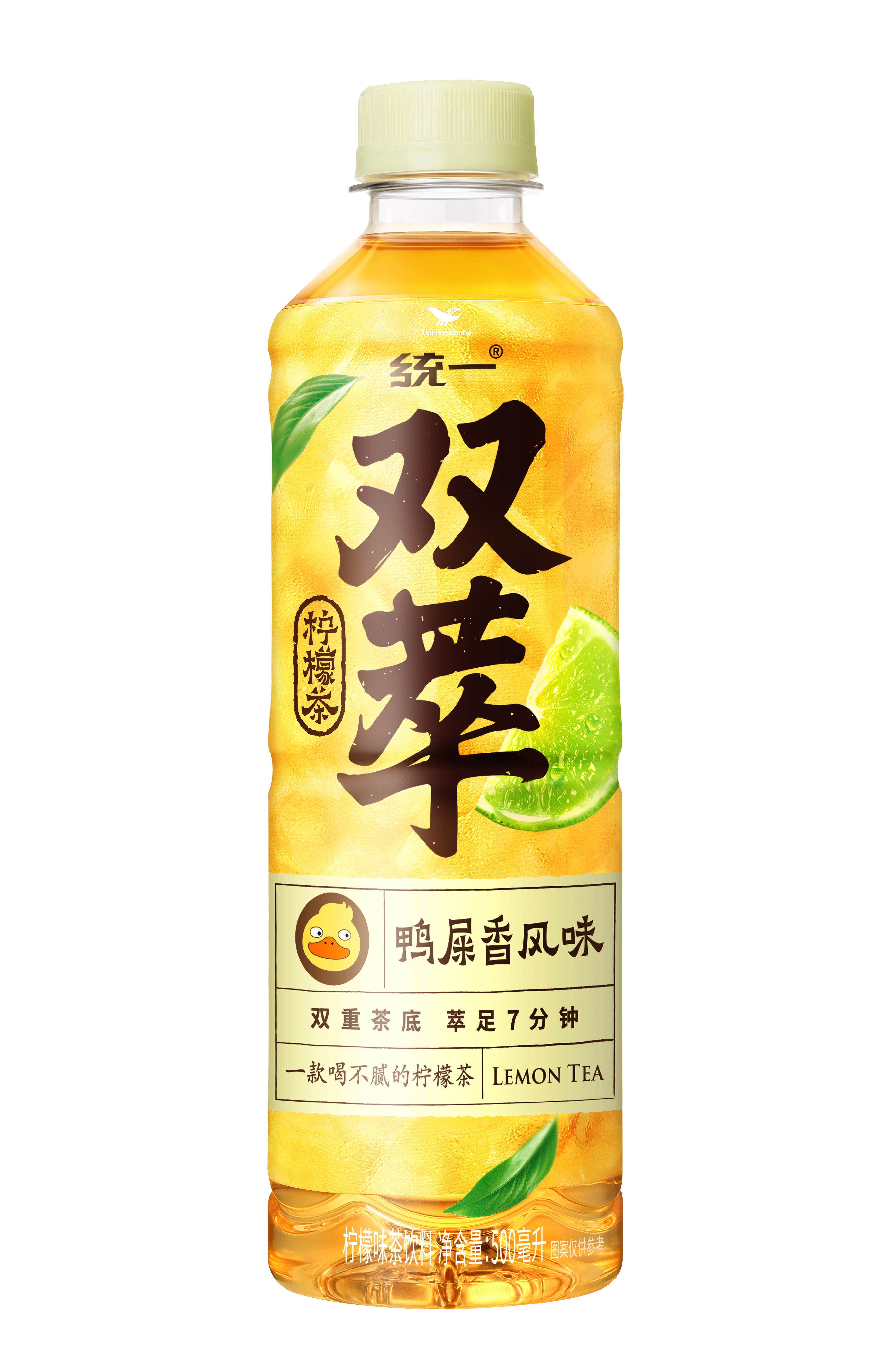统一双萃柠檬茶500ml