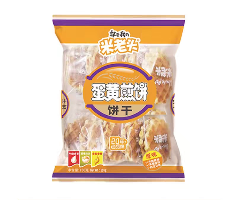 米老头蛋黄煎饼原味150g