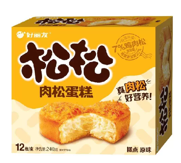 好丽友松松肉松蛋糕240g