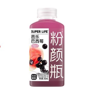 310ml光合植造粉颜瓶-巴西莓芭乐混合果蔬汁饮品
