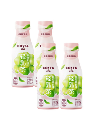 咖世家轻乳茶葡萄茉莉风味塑料270ml