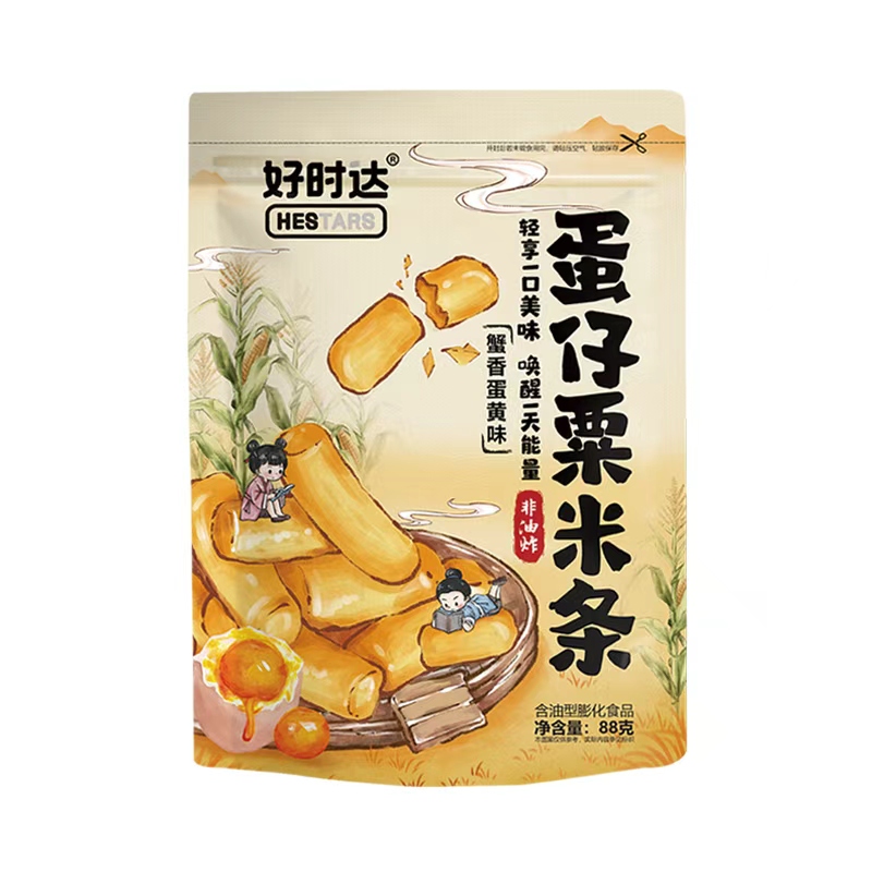 蛋仔栗米条蟹香蛋黄味88g