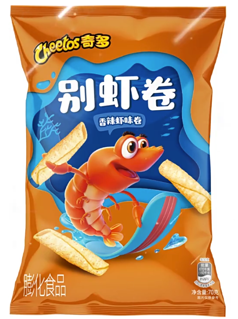 奇多香辣虾味卷70g