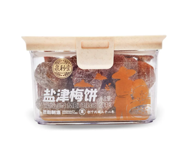 泉利堂盐津梅饼200g