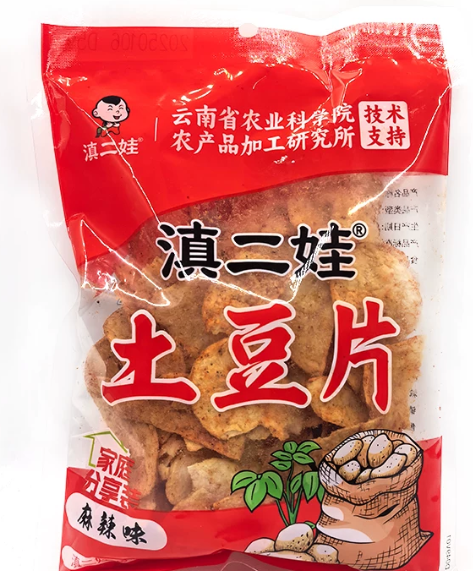 滇二娃麻辣味土豆片80g