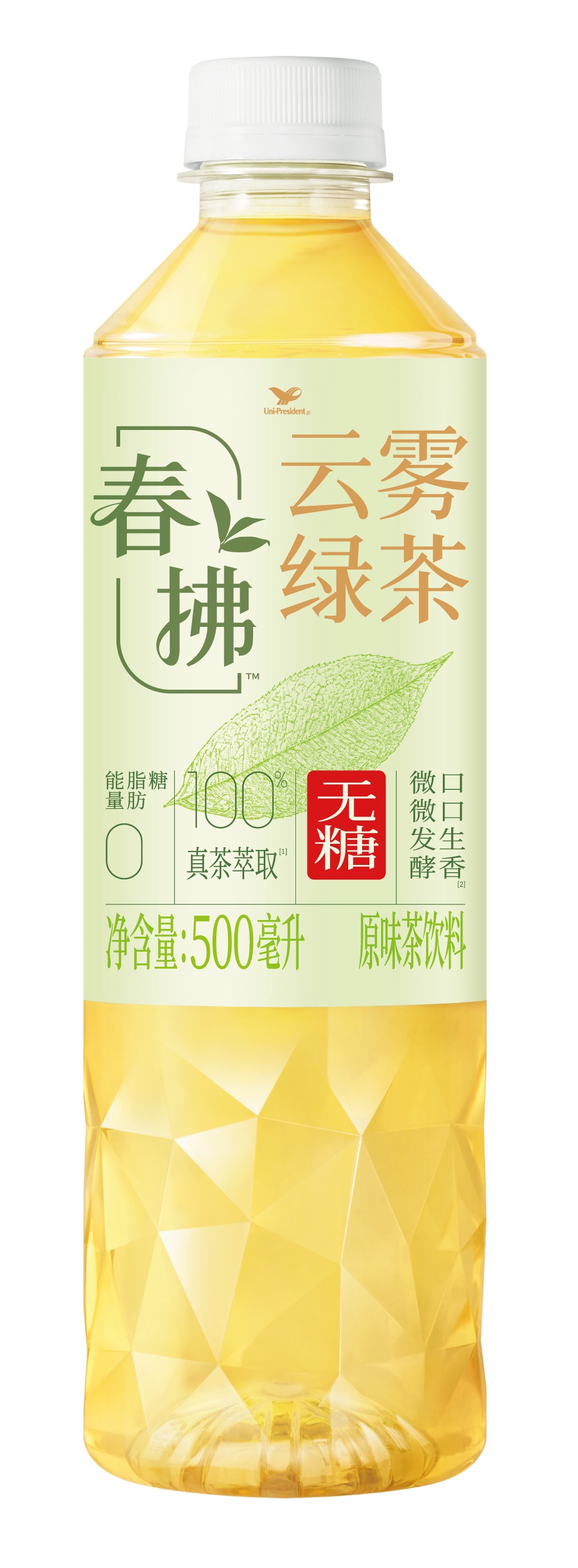 统一无糖春拂绿茶500ml