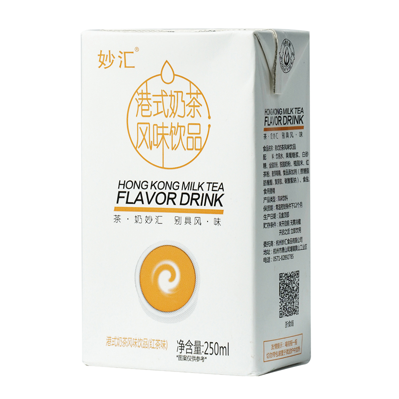 妙汇港式奶茶饮品250ml