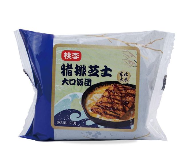猪排芝士大口饭团
