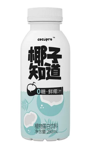 280ml椰子知道0糖鲜椰汁-PET