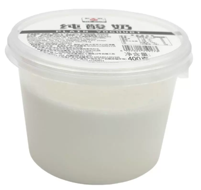 和润纯酸奶瓶装400g