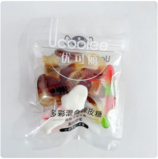 优可丽酸砂混合橡皮糖