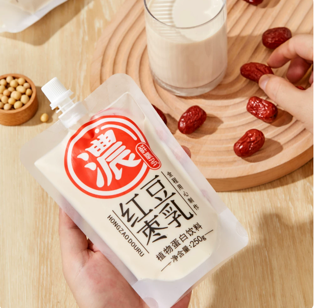 鲜氧多红枣豆乳300g