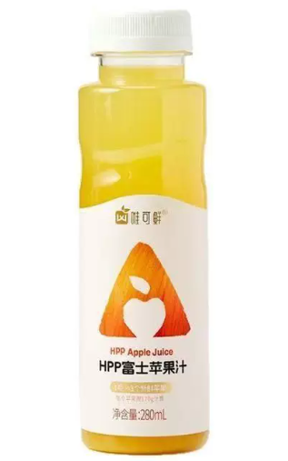 唯可鲜HPP富士苹果汁280ml