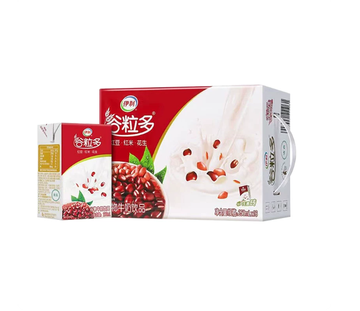 伊利谷物牛奶饮品红谷250ml
