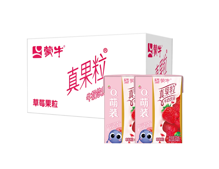 蒙牛真果粒草莓果粒125ml