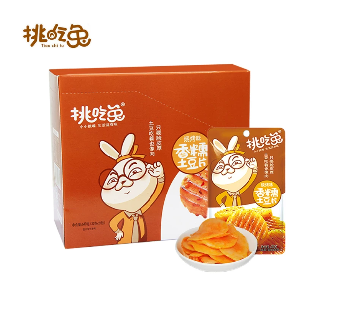 挑吃兔烧烤味土豆32g